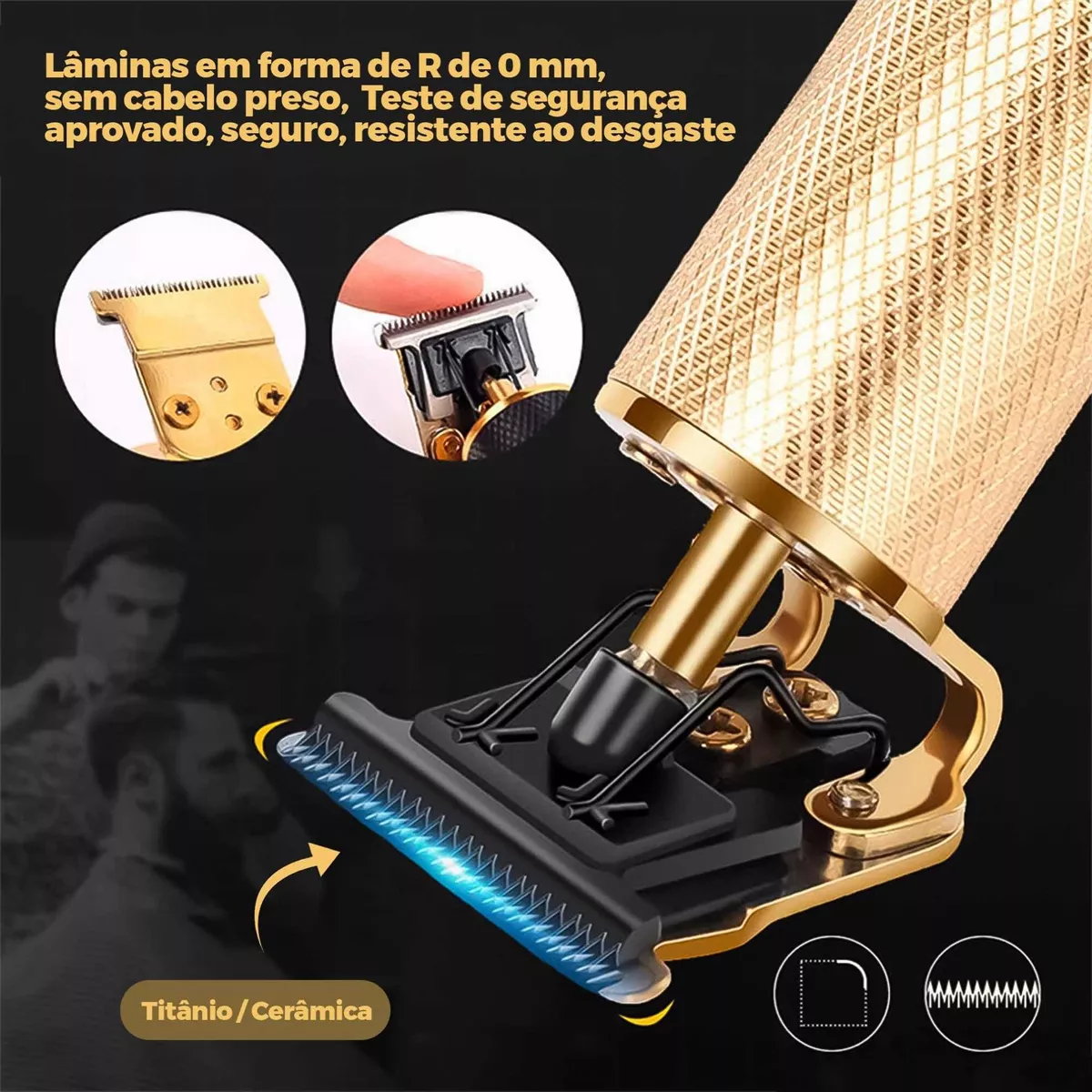 Máquina de Corte Profissional para Cabelo, Barba e Bigode: Potência e Precisão para Seu Estilo - Ki Promo