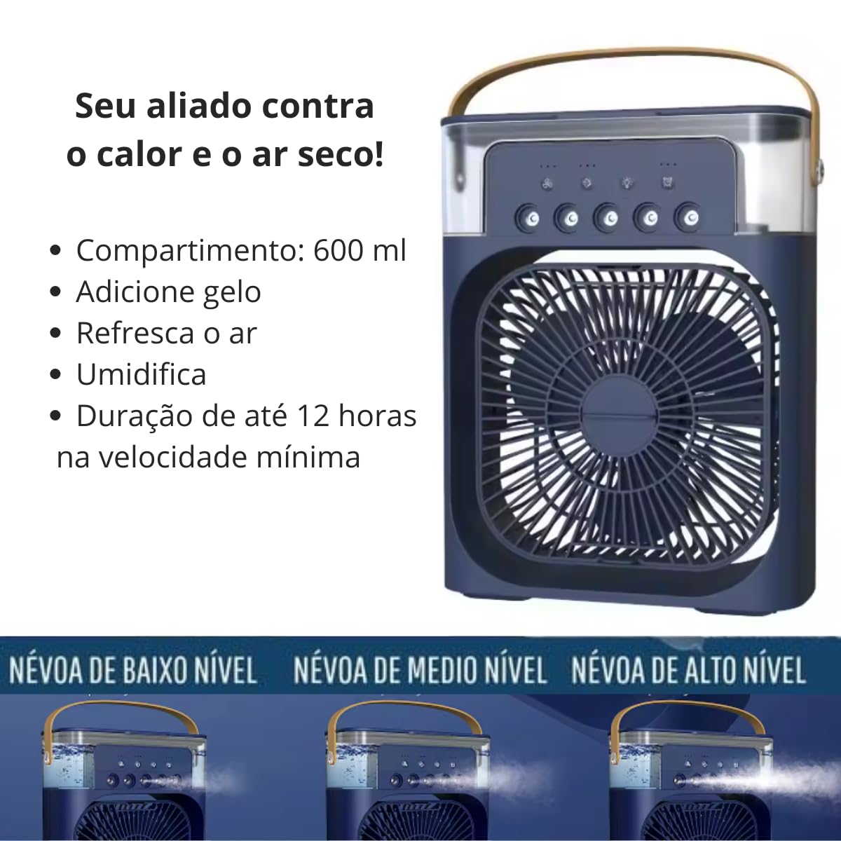 Descubra o Ventilador 3 em 1 Portátil - Ki Promo