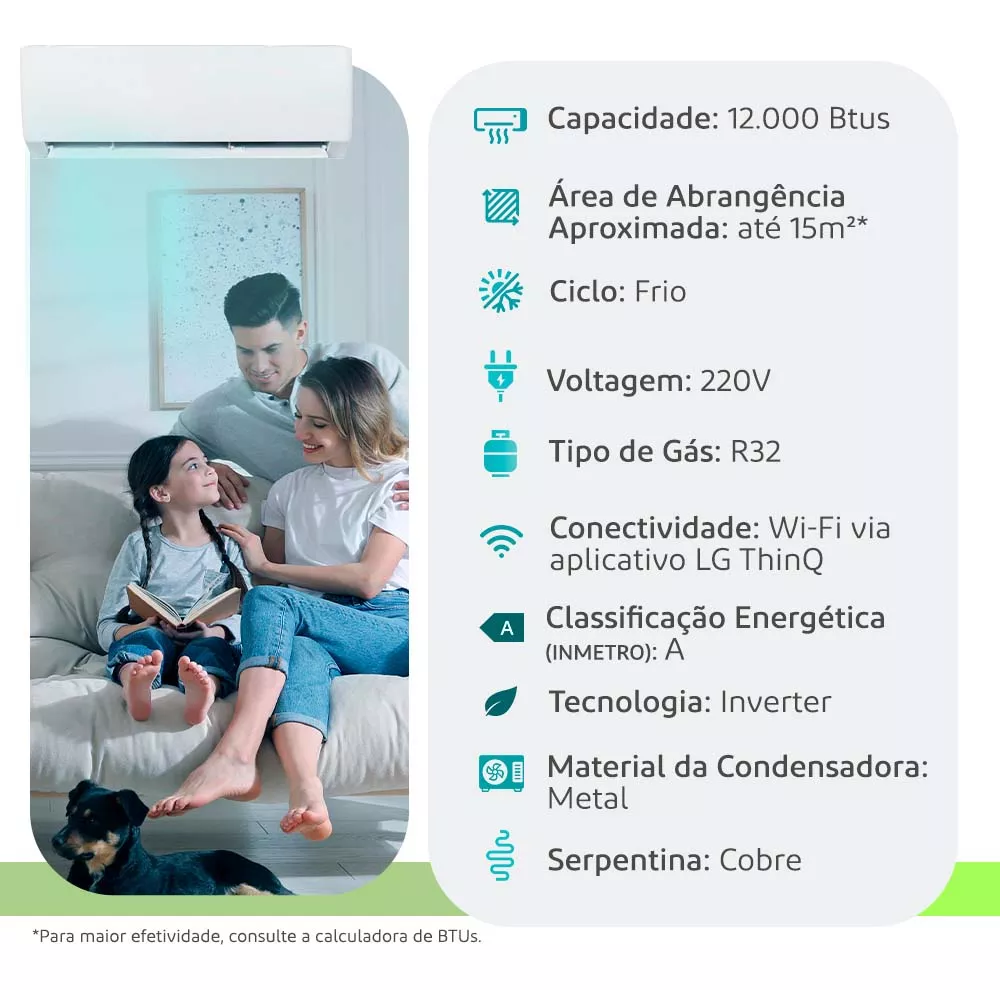 Conheça o Ar-Condicionado LG Voice Dual Inverter IA 12.000 BTUs - Ki Promo