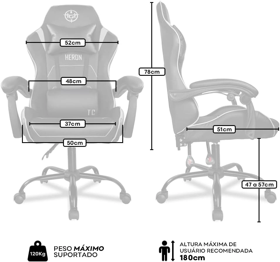 Cadeira Gamer TGT Heron TC: Conforto, Design e Durabilidade no Ki Promo