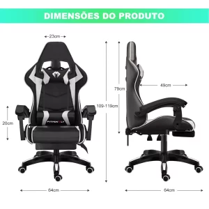 Cadeira Gamer Ergonômica Python Fly: Ideal para Gamers e Profissionais no Ki Promo!