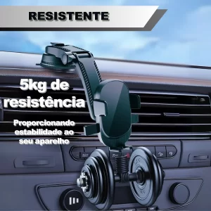 Suporte Automotivo Universal: Fixe Seu Celular com Segurança no Carro